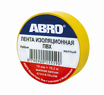 ABRO изолента желтая 18.2м ET-912-18-20-YLW-RW 10шт /500шт.
